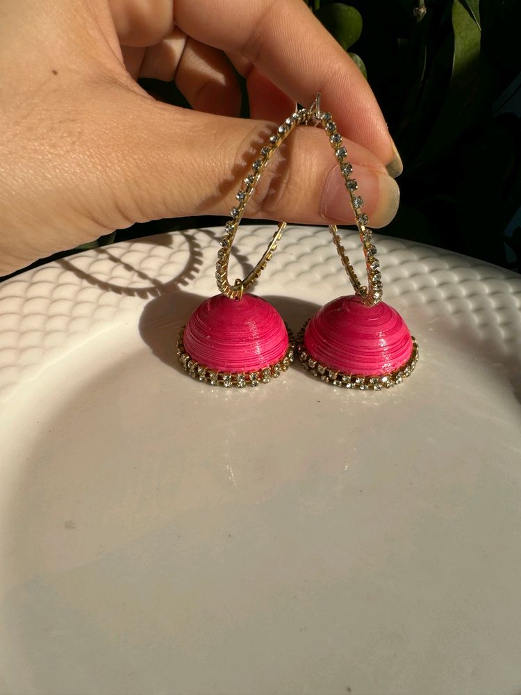 Ring Jhumka 💗💘✨, Water Resistant