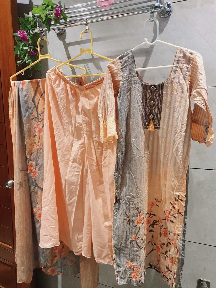 💘 Women Palazzo Suit with Dupatta Daily Wear 💘