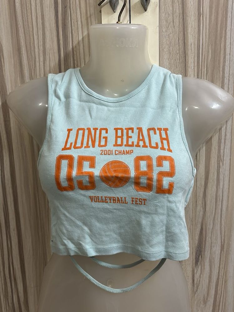 Graphic Crop TankTop