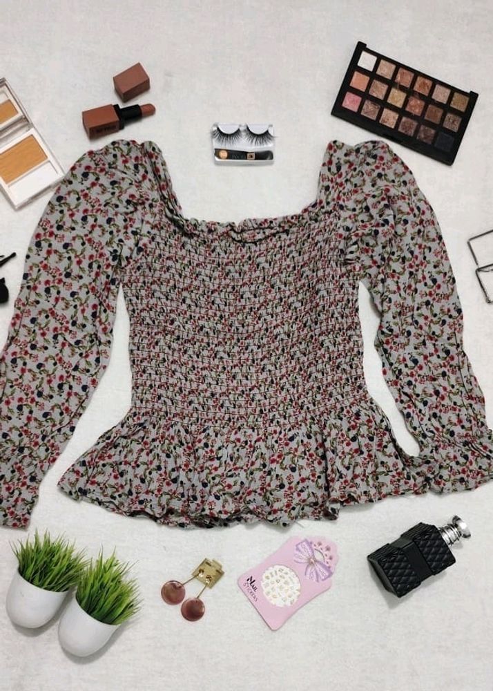 Girlish Flared Top