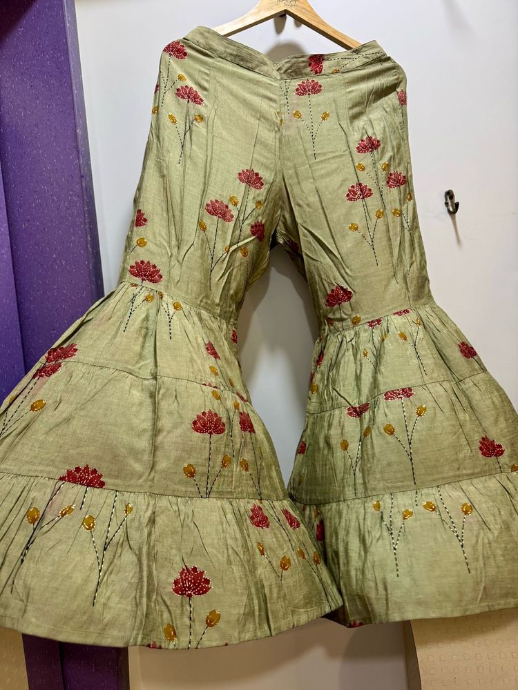 Floral Print Palazzo Pants