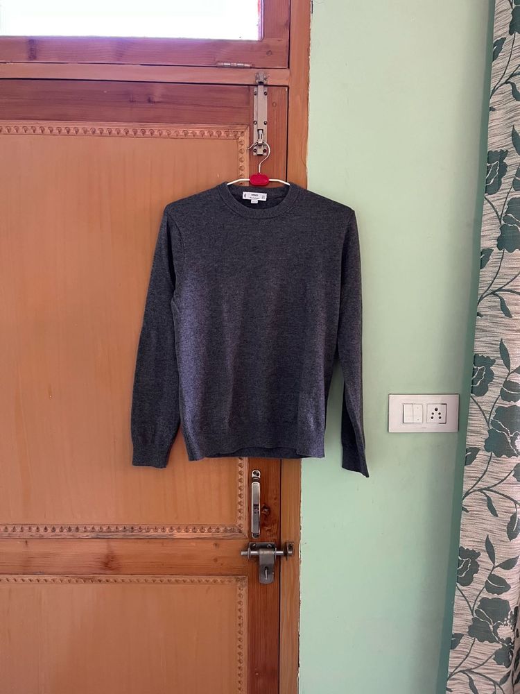 Mango Grey Wool Cashmere Sweater