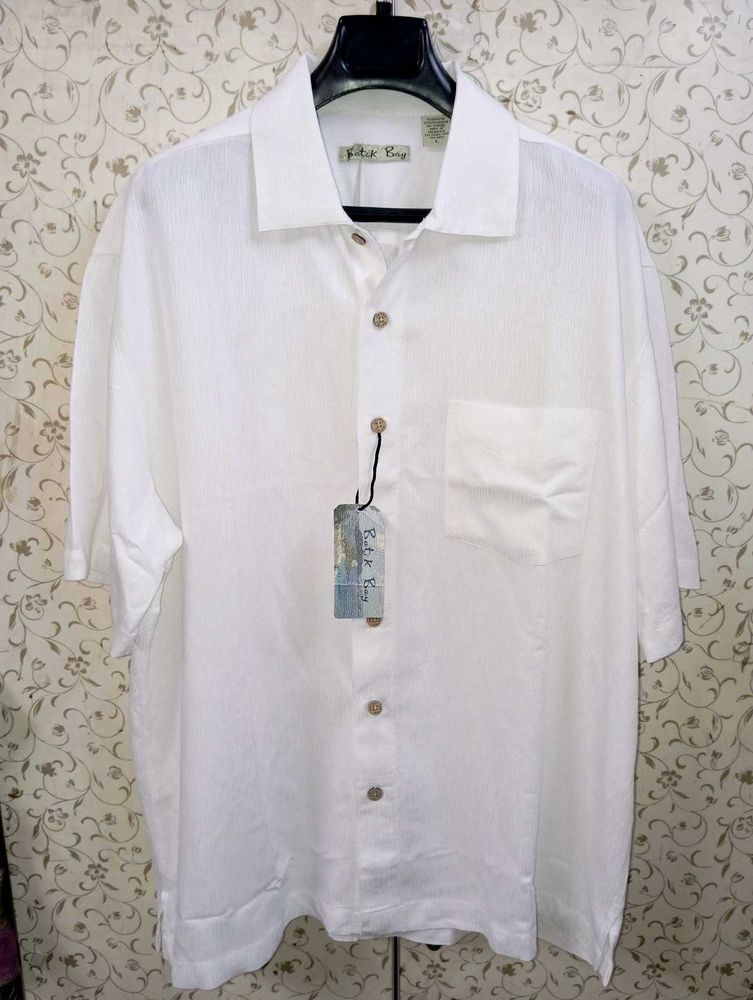 Batik Bay Men Self Textured Shirt