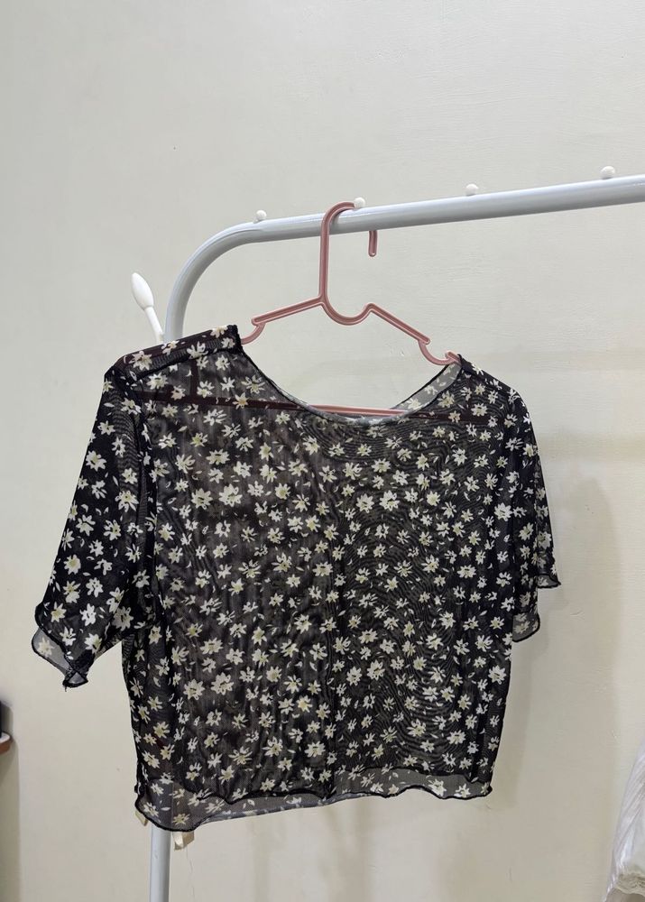 Sheer Crop Top