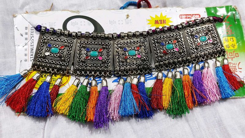 Colorful Tassel Necklace
