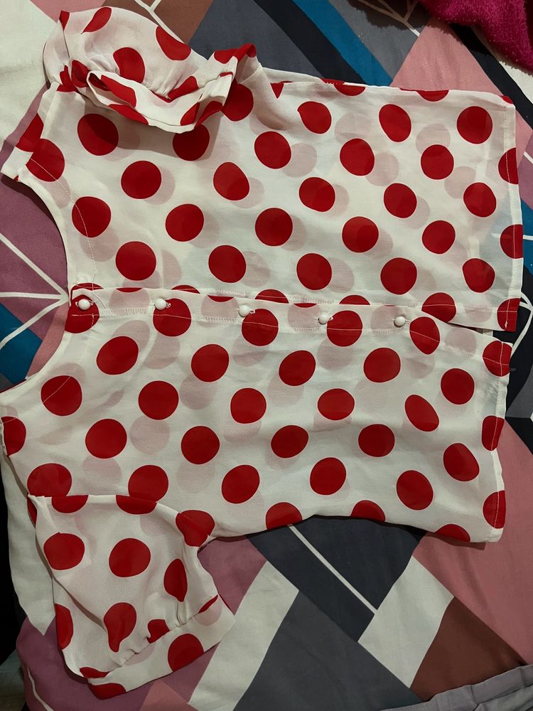 Polka Dotted Top