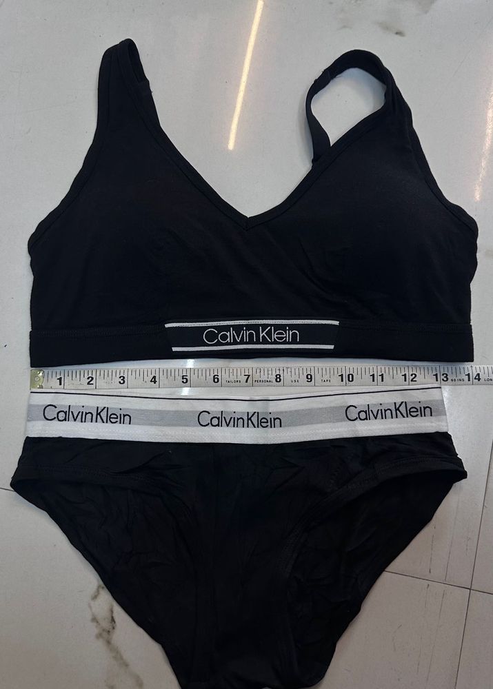 Calvin Klein Lingerie Set Soft Bra Panty Pair28/26