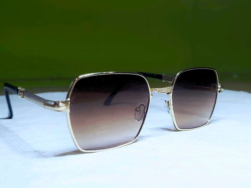 Stylish Brown Shade Sunglass For Men Premium