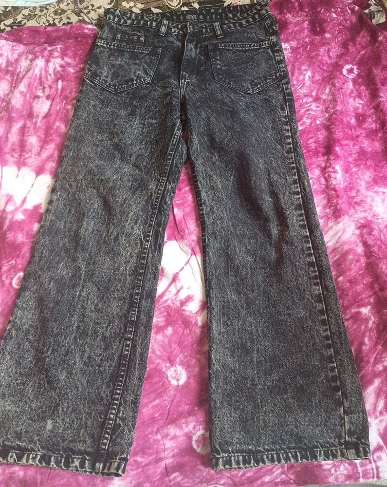 Acid Wash Wide Leg Jeans PRICE DROP