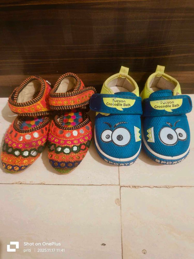 Cute Baby Girl Shoes - Set of 2