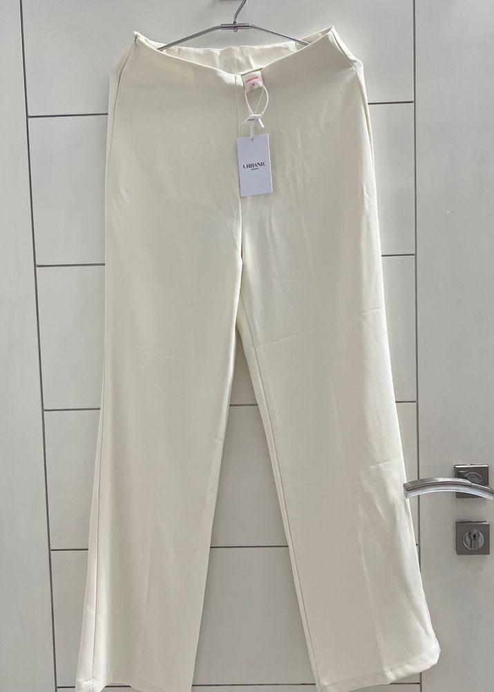 Urbanic White Straight Pants Waist 26-27