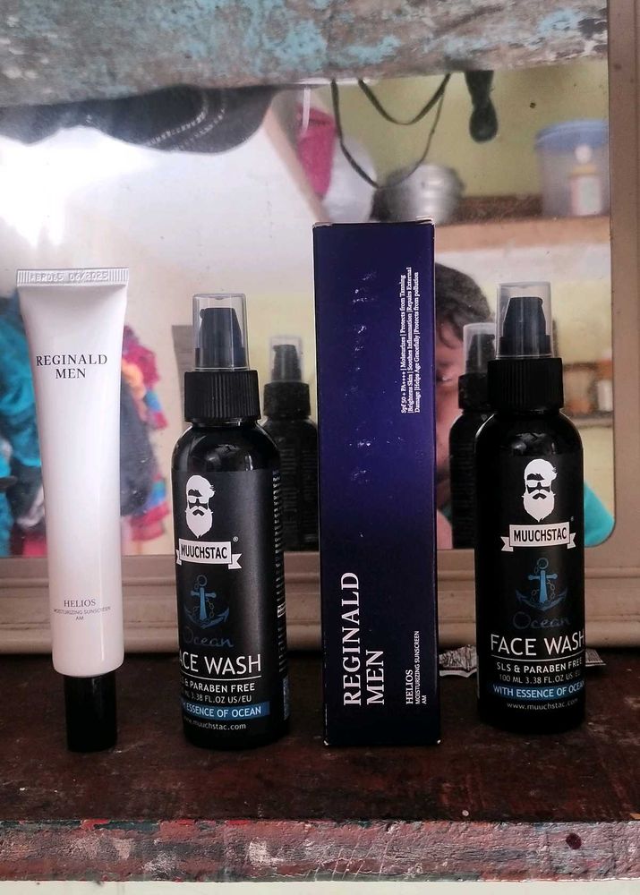 Reginal Sunscreen New (2) Mustache Facewash (2)