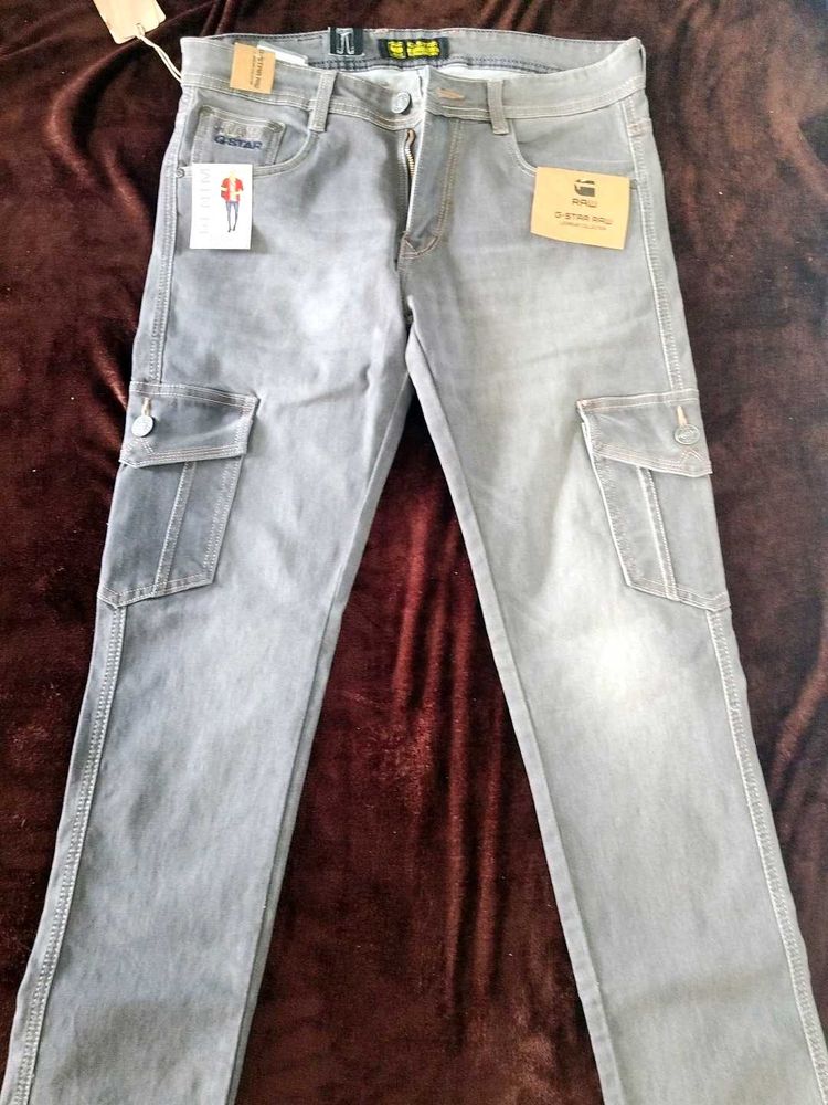 G-Star Raw mid rise  Gray Cargo Pants