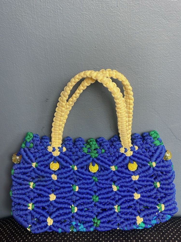 Washable Handmade Macrone Handbag