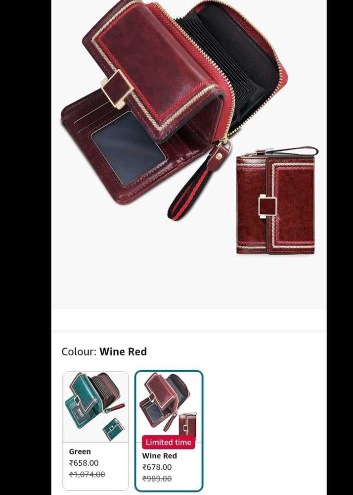 Burgundy Wallet