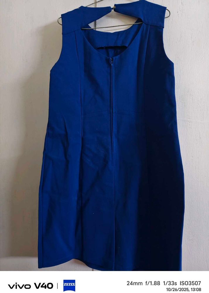 Blue Sleeveless Dress