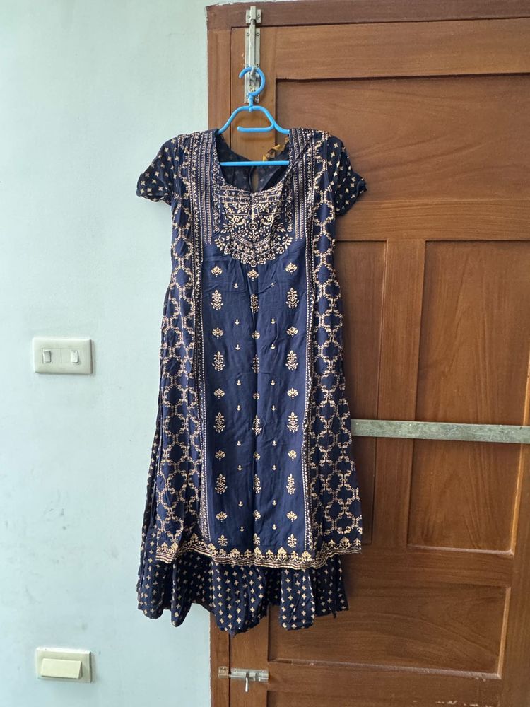 Navy blue Ethnic Kurta