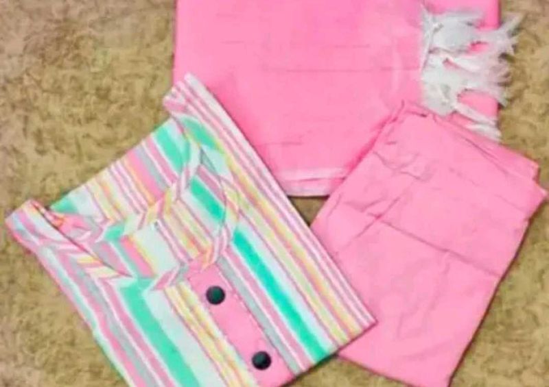 Striped Kurta Set