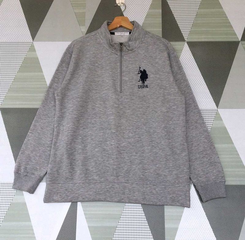 US polo Orignal USPA Grey Pullover