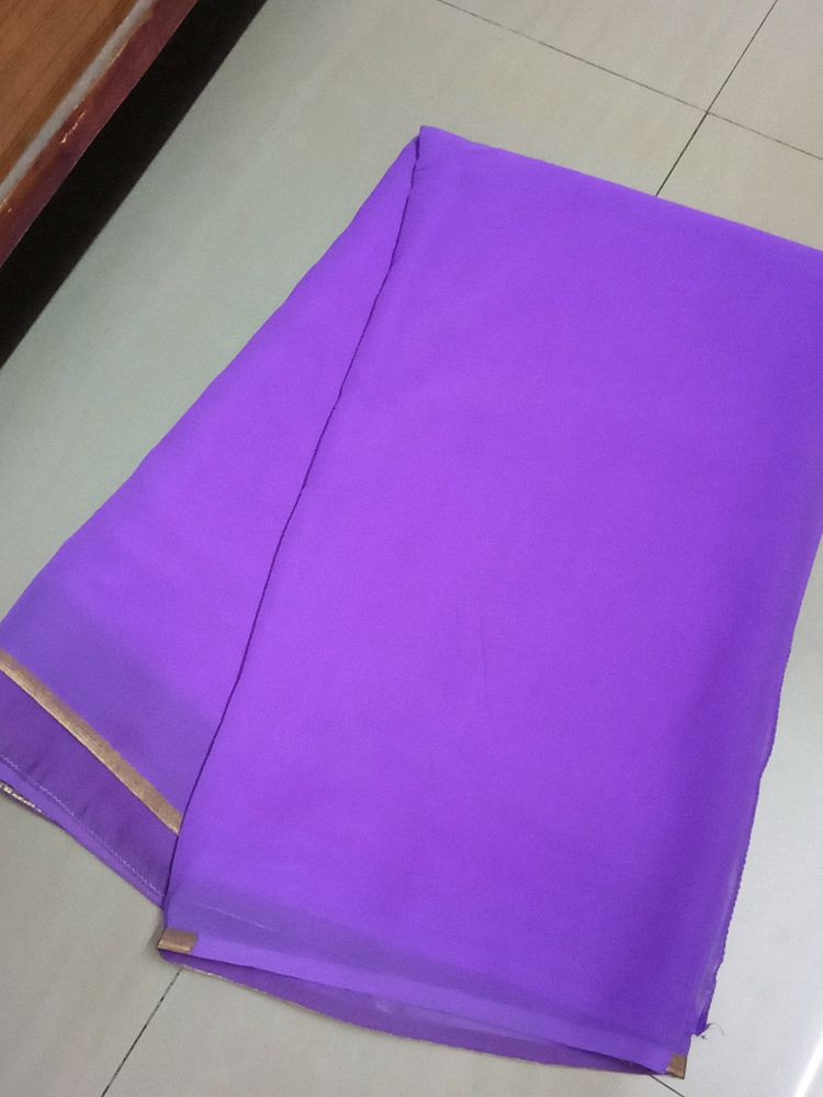 Plain Marble Saree