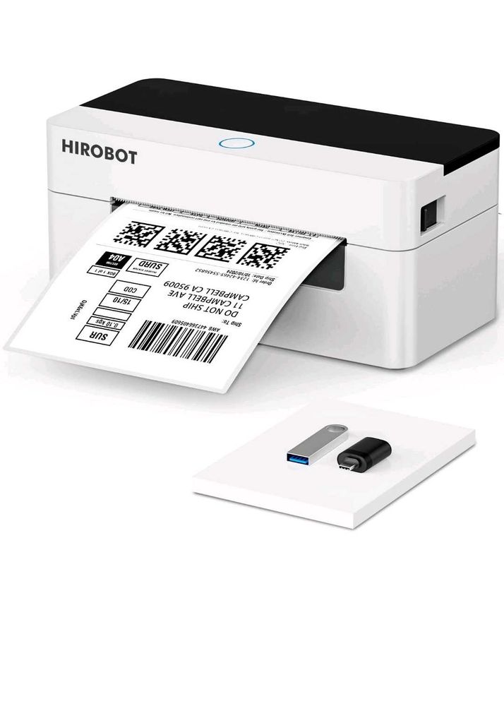 HIROBOT Commercial Thermal Barcode Label Printer,