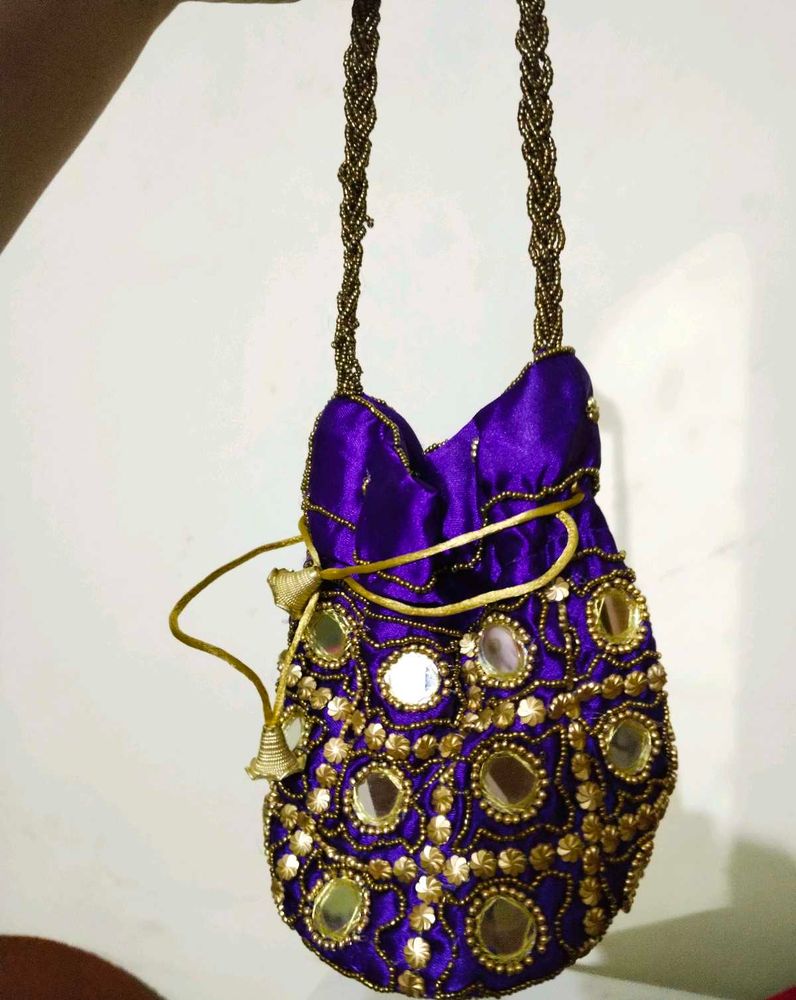 Purple Designer Pouch