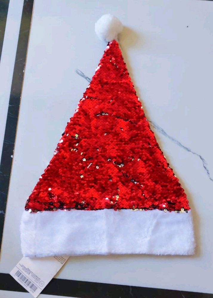 Christmas Sequence Cap