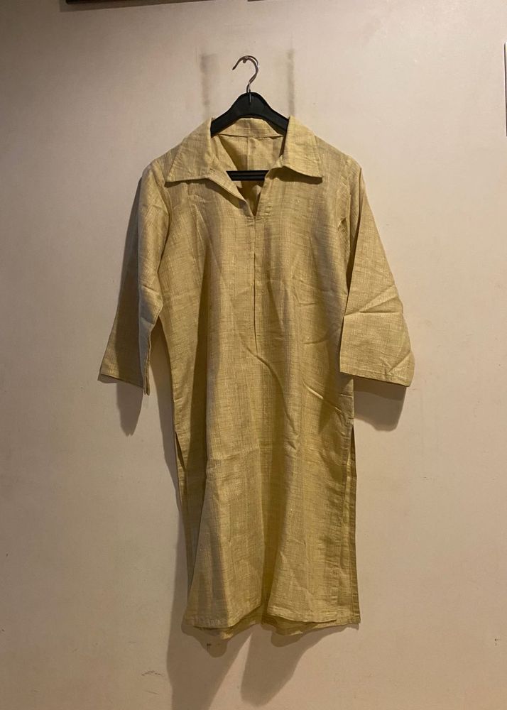 Elegant Beige Kurta