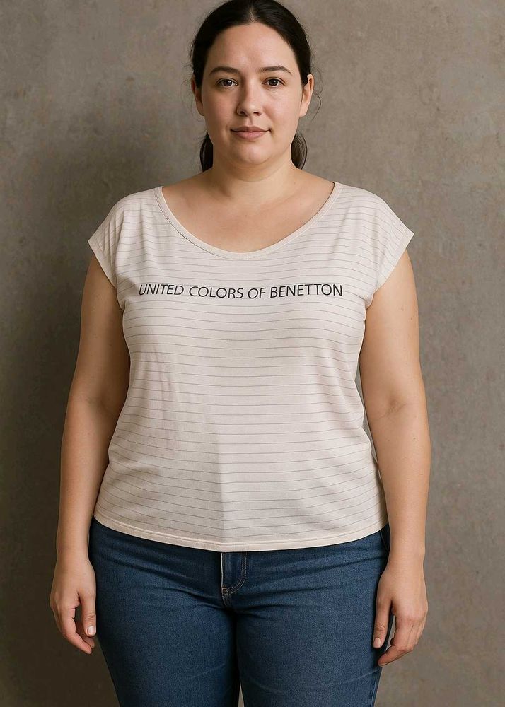 Benetton Striped Tank Top