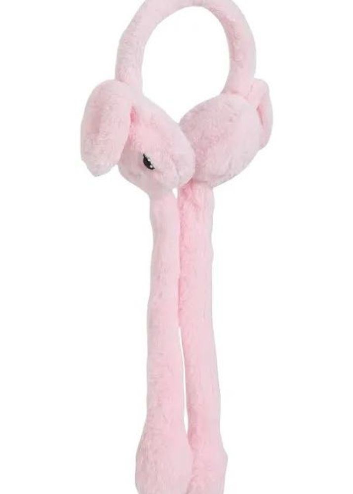 Adorable Pink Bunny Ear Muffs