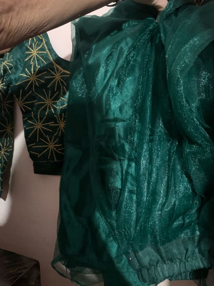 Green Lehenga