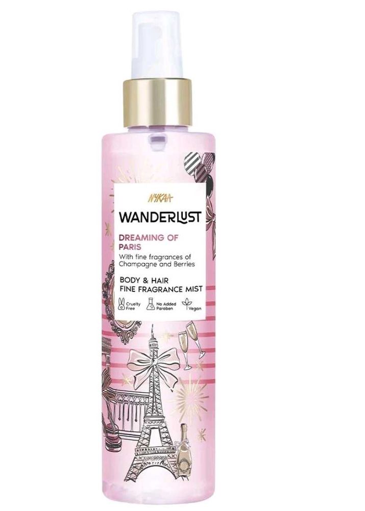 Nykaa Wanderlust Dreaming Of Paris Body &amp;Hair Mist