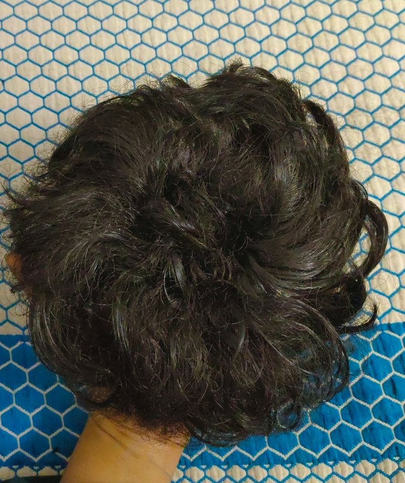 Hair Bun, Rubber Band Pattern Juda Maker