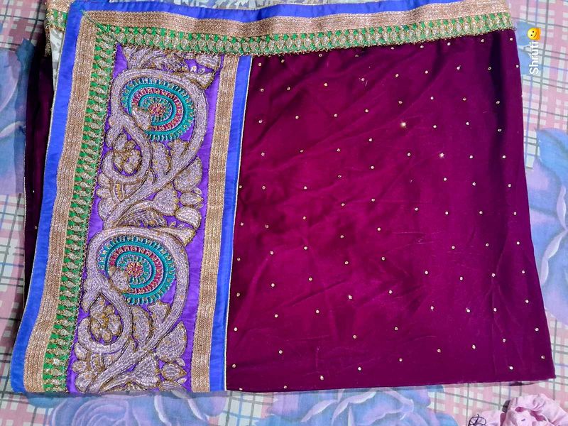 New Saree With Blouse Spice