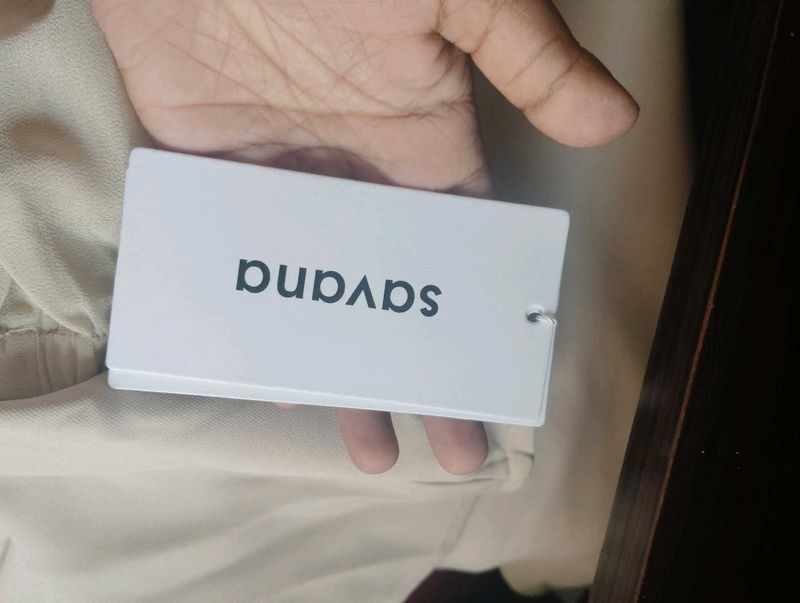 Buttoned A- Line Dress