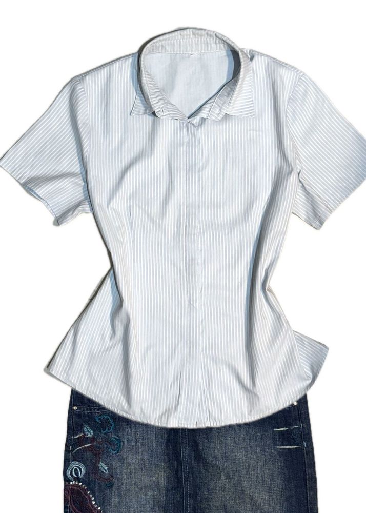 Button Down Fitted Top