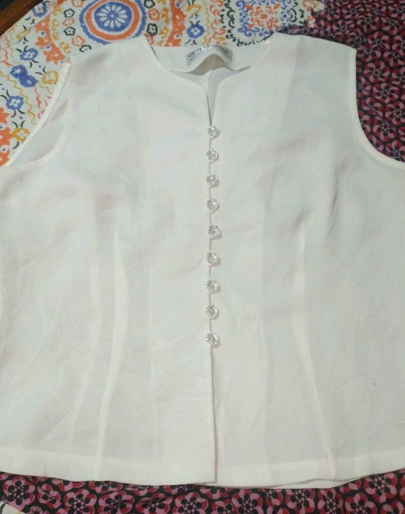Vintage Sleeveless Shirt