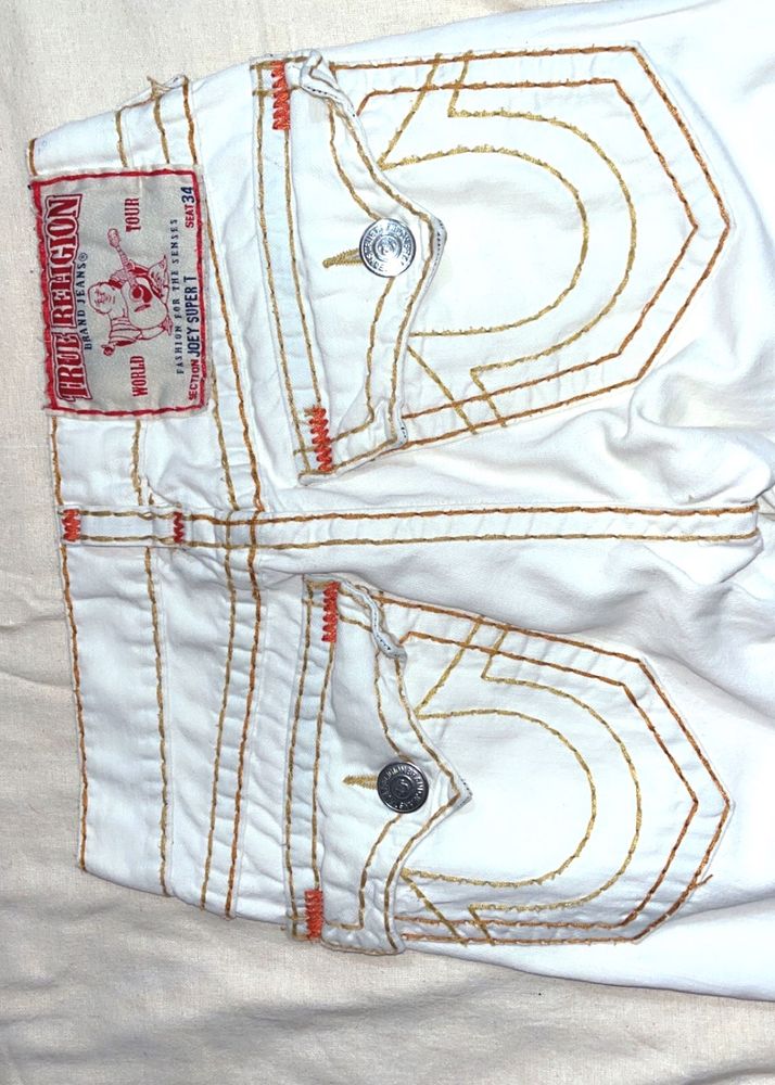 True Religion White Jeans