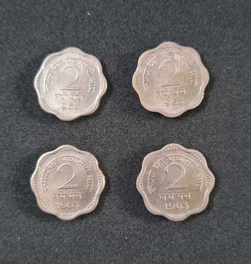 2 Paise Coins of 1963