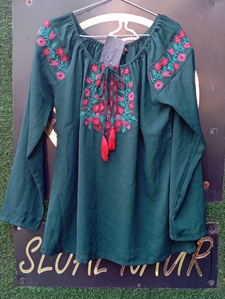 Embroidered Top