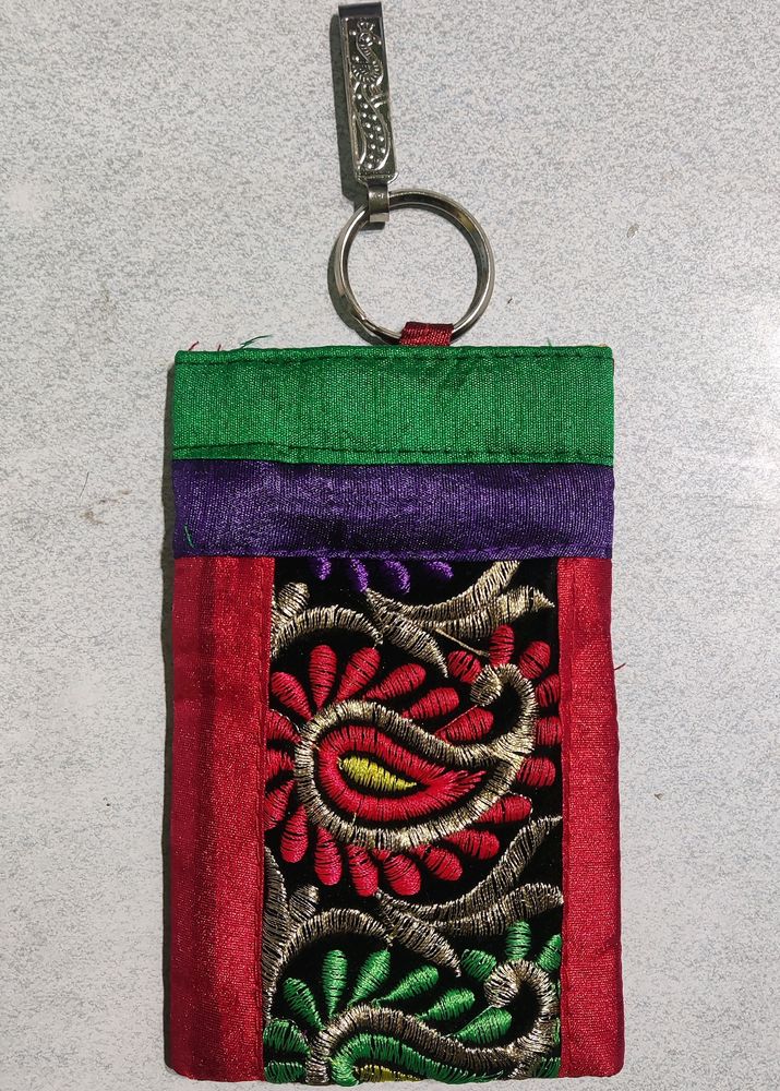 Saree Mobile Pouch Waist Clip Hook Ladies Purse
