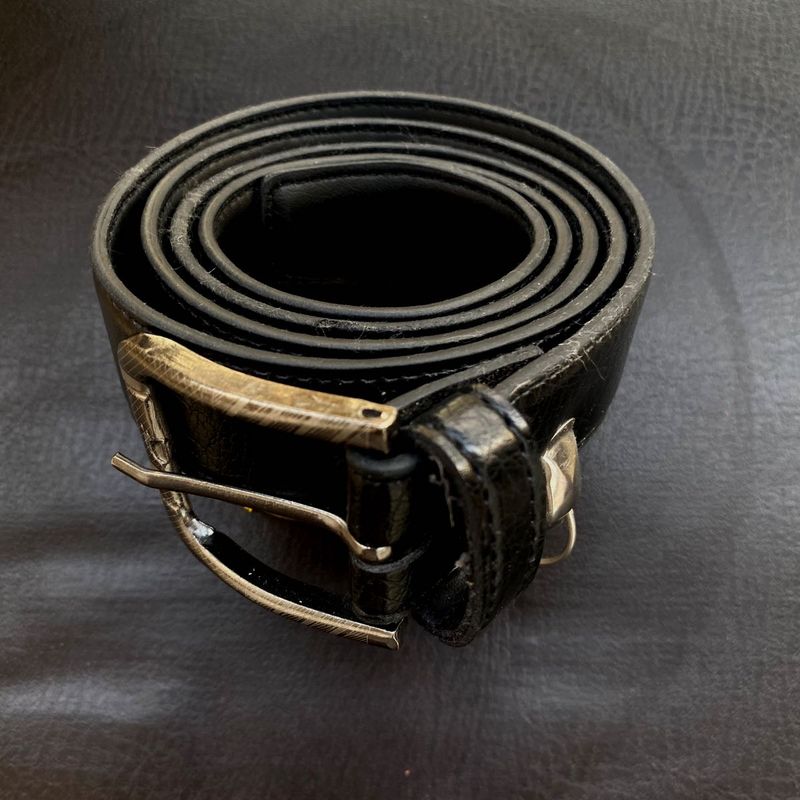 Black Leather Belt