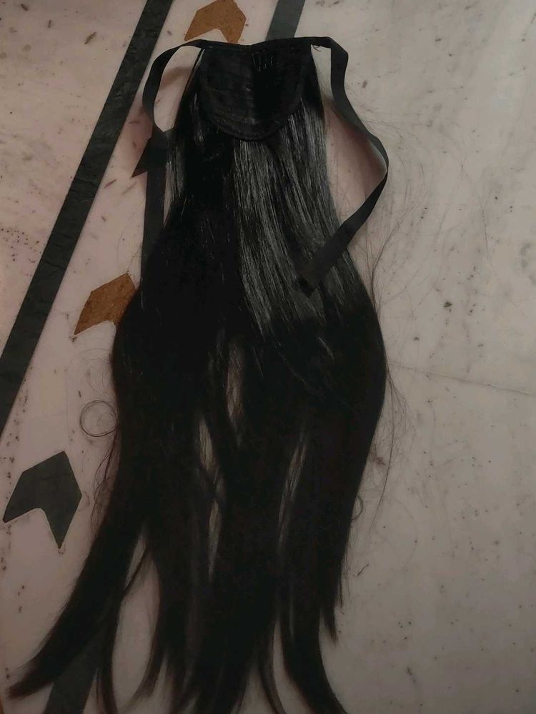 Tie In Hair Extension For Ponytail