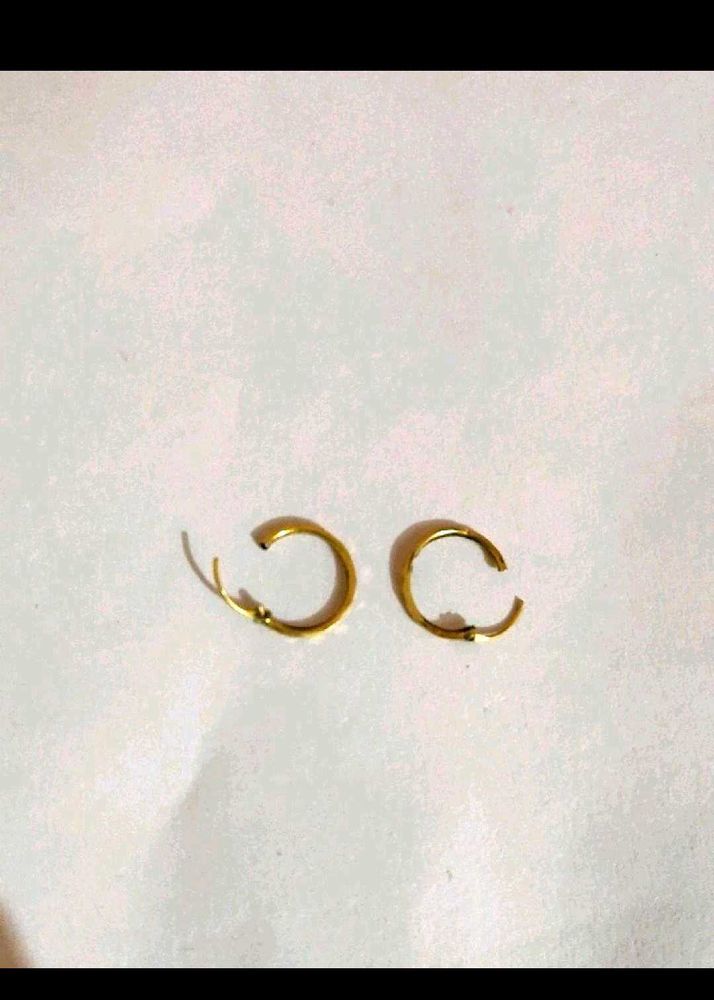 20k Gold Hoops