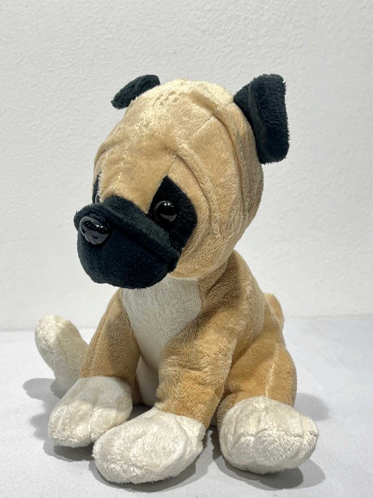 Adorable Boxer Dog Plush Toy
