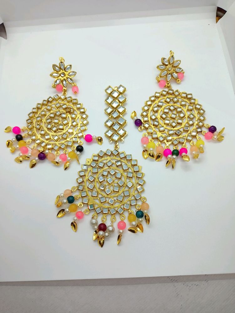 Free Shipping Gorgeous TIKA EARING Set Jewellery