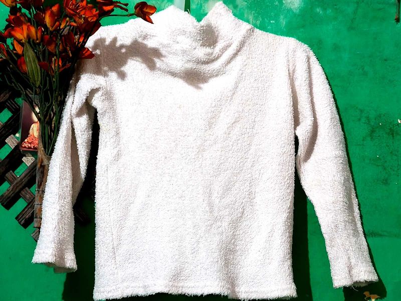 White Woolen Top