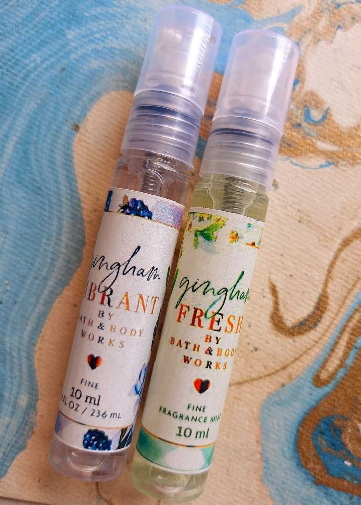 Clearance🛍️Gingham💐Combo Of 2 B&amp;BW Mist Decants