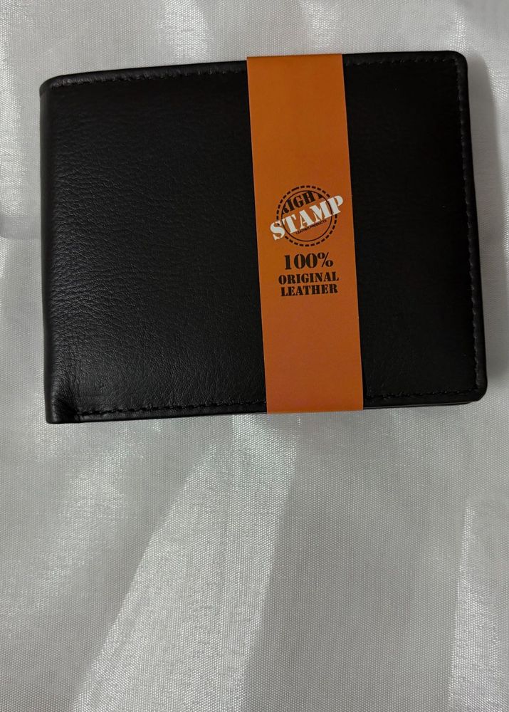 Black Leather Wallet