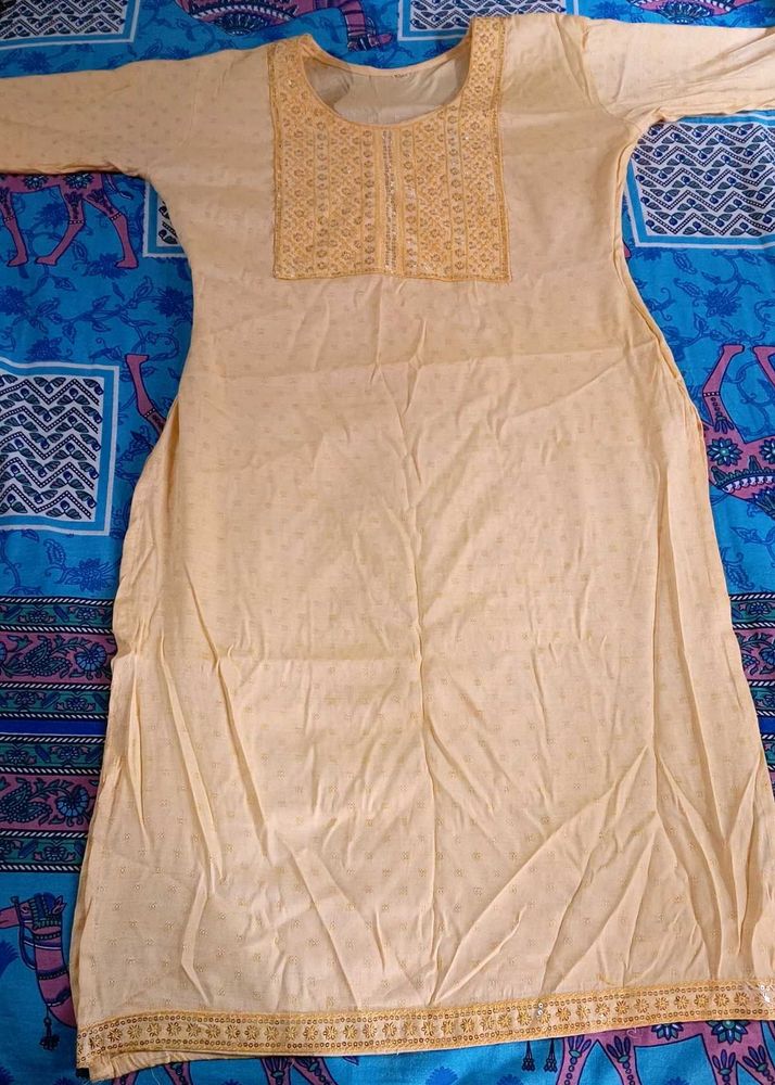 Elegant Yellow Kurta
